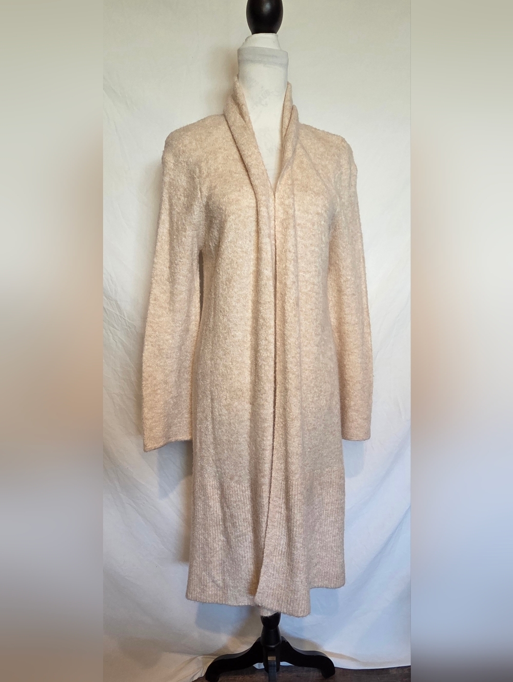 *NWOT* LOVESTITCH Soft Cream Longline Open Cardigan